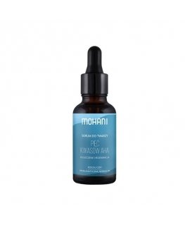 Mohani Regeneruojantis ir šveičiamasis veido serumas Five AHA Acids 30ml