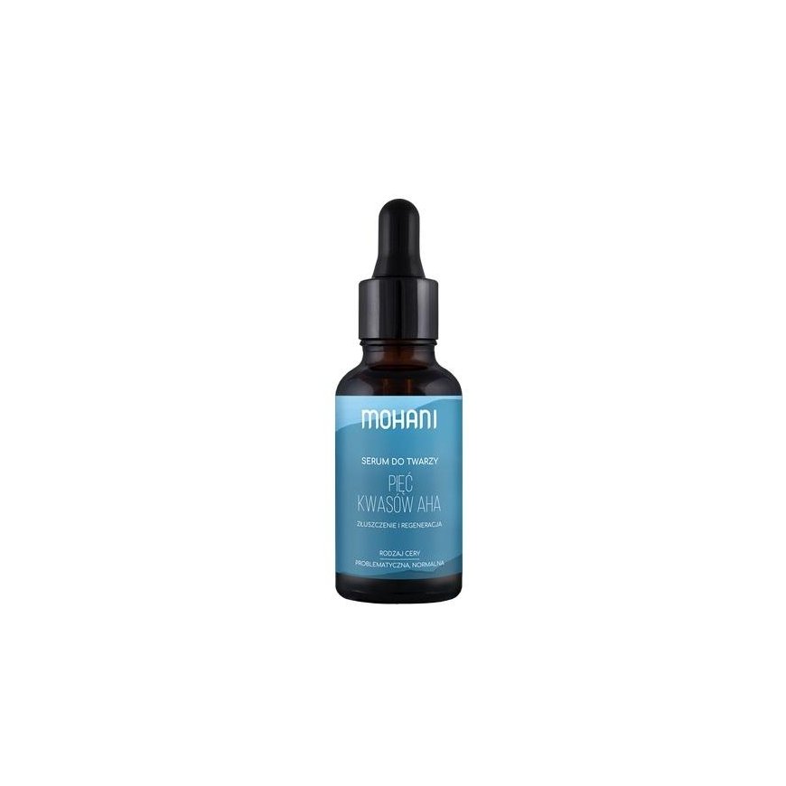 Mohani Regenerating and exfoliating face serum Five AHA Acids 30ml