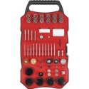 Yato Accessories set for mini sander | 201 pcs. (YT-34671) Yato Accessories set for mini sander | 201 pcs. (YT-34671)