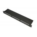 Extralink Patchpanel CAT5E STP V2 24 port Extralink Patchpanel CAT5E STP V2 24 port