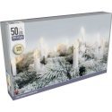 Christmas Gifts LAMPKI CHOINKOWE ŁAŃCUCH ŚWIETLNY ŚWIECZKI 50 LED CIEPŁY WHITE