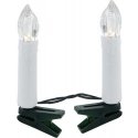 Christmas Gifts LAMPKI CHOINKOWE ŁAŃCUCH ŚWIETLNY ŚWIECZKI 50 LED CIEPŁY WHITE