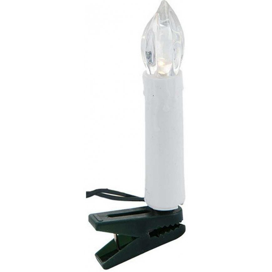 Christmas Gifts LAMPKI CHOINKOWE ŁAŃCUCH ŚWIETLNY ŚWIECZKI 50 LED CIEPŁY WHITE – 5