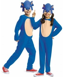 Strój karnawałowy Sonic dla chłopca dziewczynki Ežys Kostium Przebranie 125-135 cm (7-8 lat)