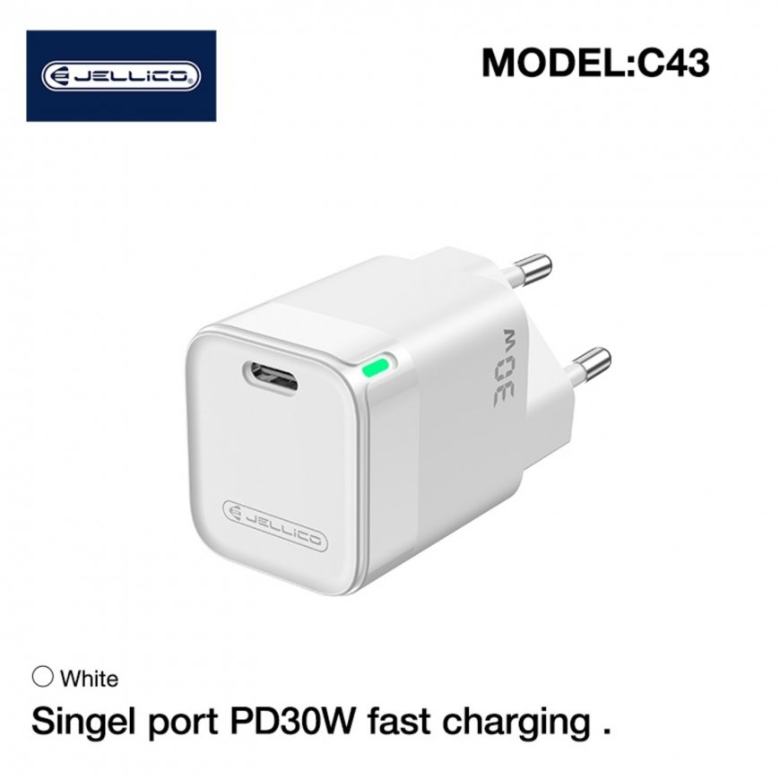 Jellico C43 Mini PD 30W QC 3.0 Умная адаптивная быстрая зарядка – 2