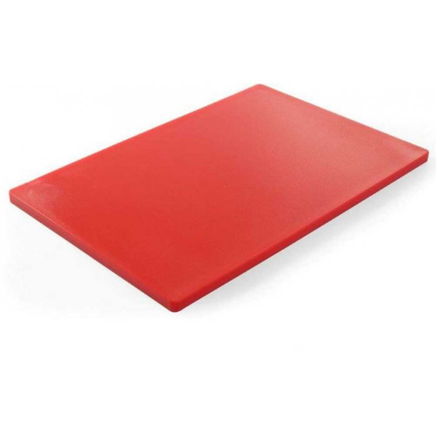 HACCP cutting board for raw meat 450x300 mm Red - Hendi 825525