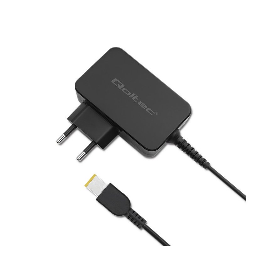 Qoltec 51035 toiteadapter ja vaheldi Hoonesisene 45 W Must
