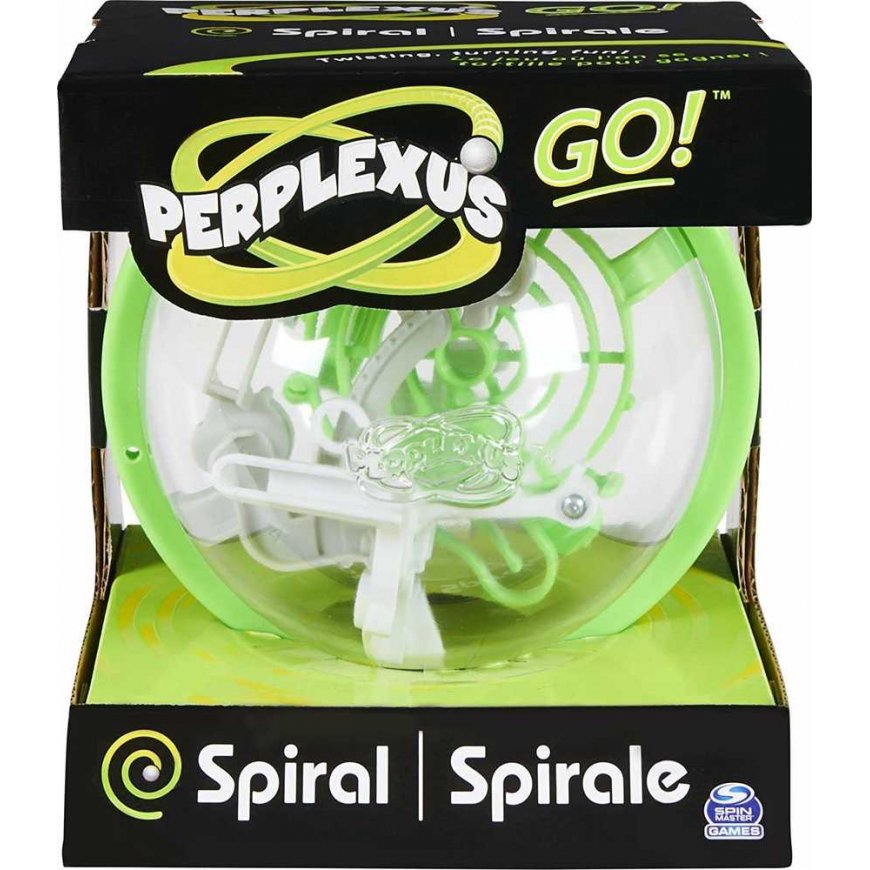 Perplexus Go! spirala gra zręcznościowa žalia kula labirynt Spin Master – 2
