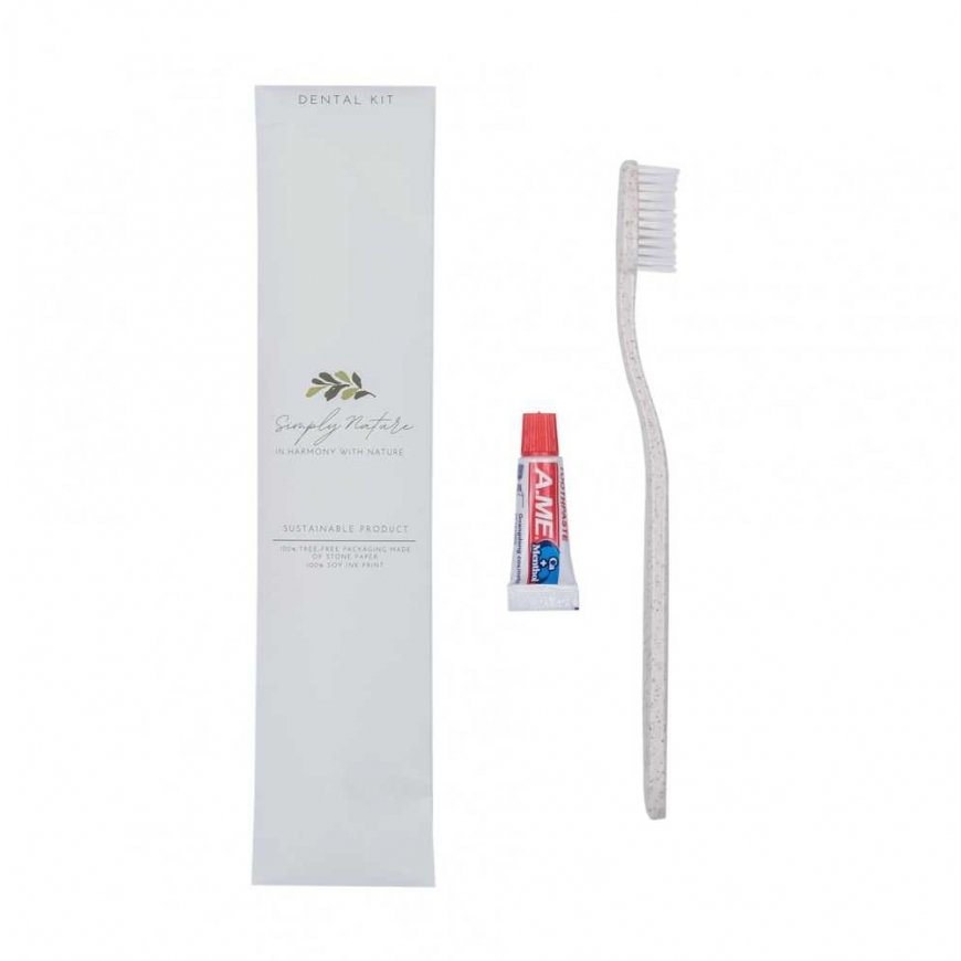 Toothbrush Tooth cleaning set SIMPLY NATURE, 250 pcs