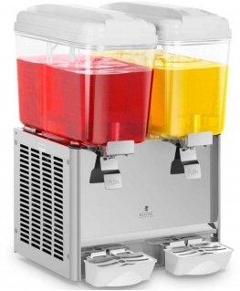 Royal Catering Juice cooler dispenser, double, 2x 18L