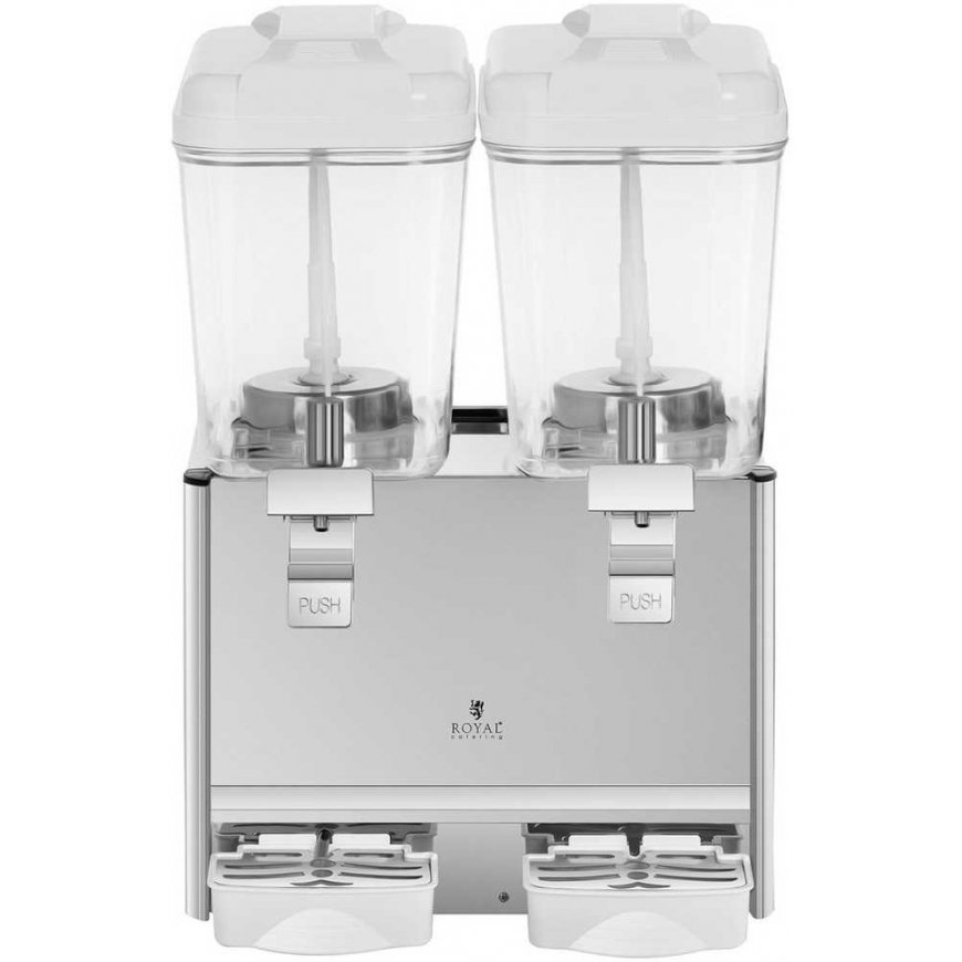 Royal Catering Juice cooler dispenser, double, 2x 18L – 4