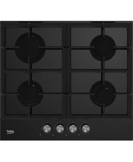Beko HILG64225S hob Black Built-in 60 cm Gas 4 zone(s)
