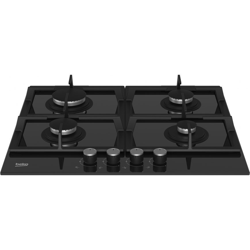 Beko HILG64225S plīts virsmas sildelements Melns Iebūvēts 60 cm Gāzes 4 zone(s) – 3