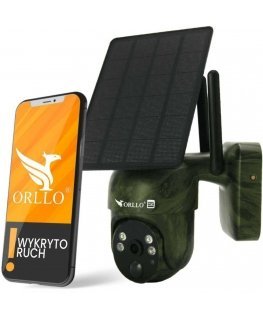 Orllo IP camera, wireless 4G LTE, swivel with solar collector ORLLO TZ1 MORO