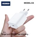 Jellico C8 PD 20W QC 3.0 Nutikas Kohanduv Kiirelaadija 1x USB-C Jellico C8 PD 20W QC 3.0 Nutikas Kohanduv Kiirelaadija 1x USB-C