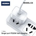 Jellico C8 PD 20W QC 3.0 Smart Adaptive Fast Charger with 1x USB