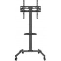 Cabletech Mobile TV holder - stand with shelf Cabletech Mobile TV holder - stand with shelf