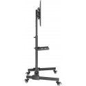 Cabletech Mobile TV holder - stand with shelf Cabletech Mobile TV holder - stand with shelf