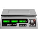 Steinberg Systems Scales sklepowa kontrolna 339x233mm power supply + battery 40kg / 2g - white Steinberg Systems Scales sklepowa kontrolna 339x233mm power supply + battery 40kg / 2g - white