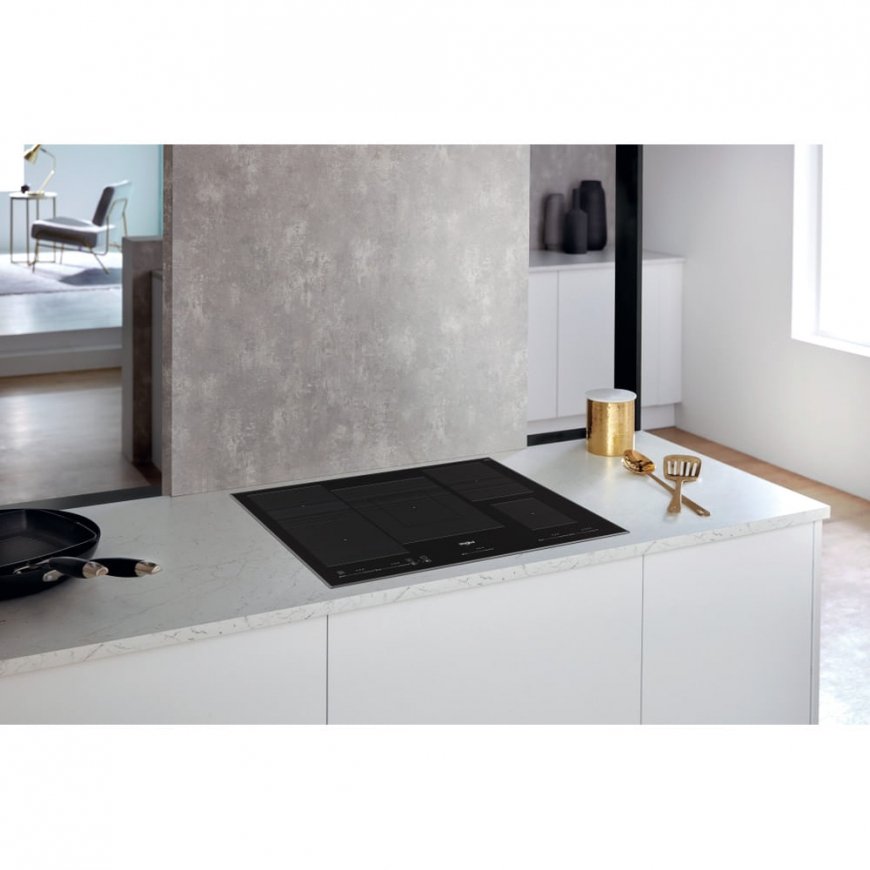 Whirlpool WT 1090 BA Black Built-in 90 cm Zone induction hob 5 zone(s) – 3
