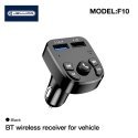Jellico F10 Bluetooth 5.0 FM / MP3 Transmiteris + Auto Ātrs lādē Jellico F10 Bluetooth 5.0 FM / MP3 Transmiteris + Auto Ātrs lādē