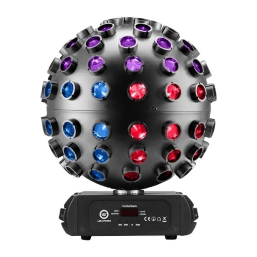 LIGHT4ME LED SPHERE 5x18W RGBWA-UV light effect – 2