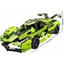 Klocki konstrukcyjne CaDA Zdalnie sterowane Duże Auto sportowe Žalias samochód Blade RC Dual Mode Światło LED 432 elementy Klocki konstrukcyjne CaDA Zdalnie sterowane Duże Auto sportowe Žalias samochód Blade RC Dual Mode Światło LED 432 elementy