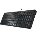Genius SlimStar 126 COPILOT, klaviatūra CZ/SK, klasyczna, su laidu (USB), juoda