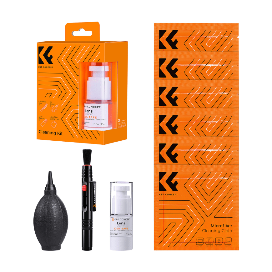 Valiklis Kampf K&F Concept Optics Cleaning Kit 4-in-1 – 3