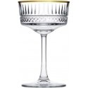 Set of 4 Elysia Gold champagne glasses 260 ml PASABAHCE