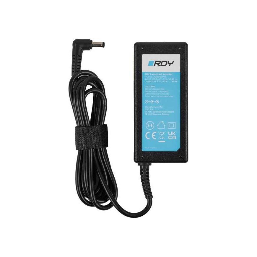 Power supply £adowarka RDY 19V 3.42A 65W for Asus R510C R510L R556L X550C X550L X550V X551C Toshiba Satellite C650 L750 – 4