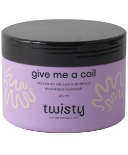 Twisty Pets Give Me A Coil mask for curly, high porosity hair 250ml