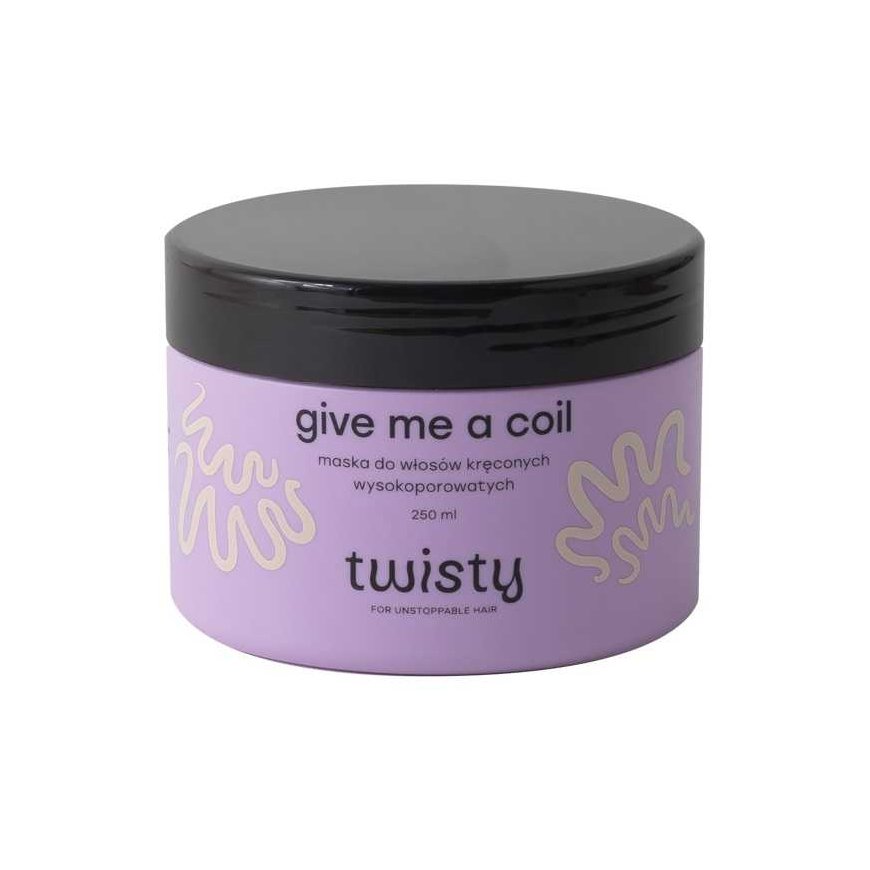 Twisty Pets Give Me A Coil mask for curly, high porosity hair 250ml