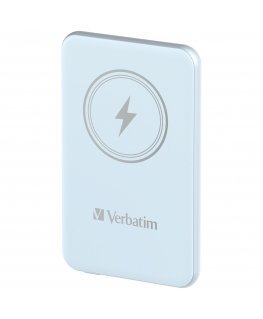 Verbatim Charge 'n' Go Litium polymeeri (LiPo) 5000 mAh Langaton lataaminen Sininen