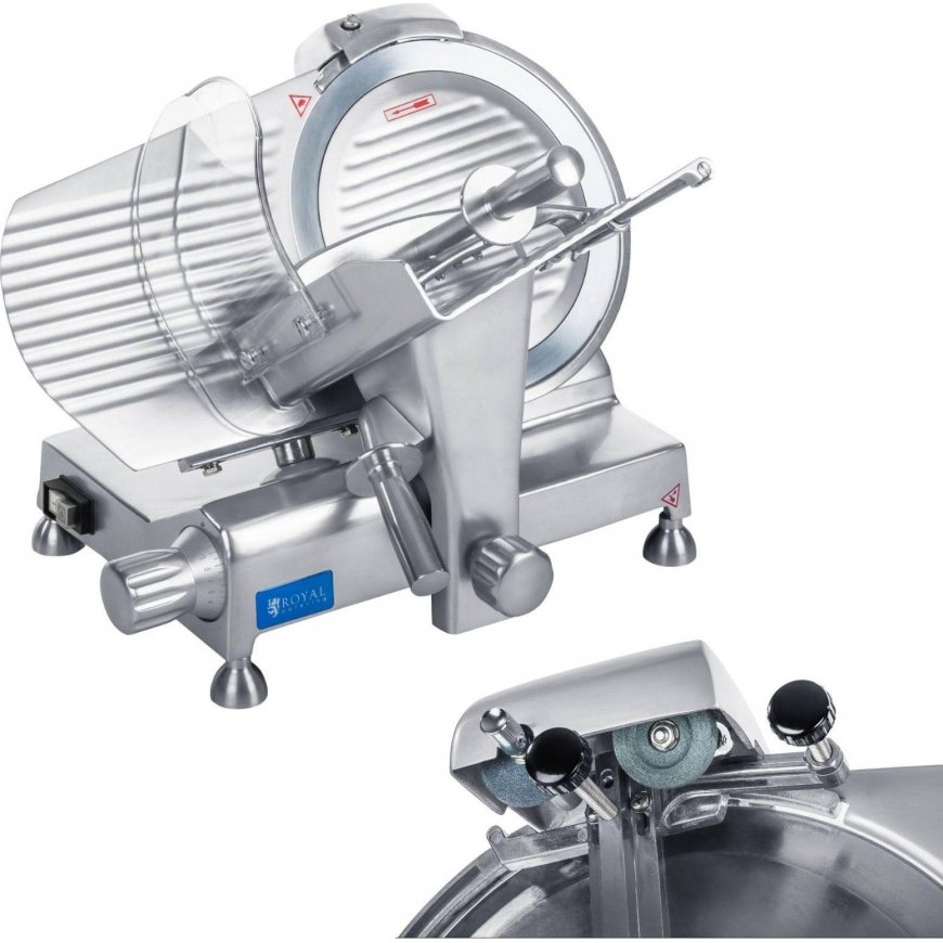 Royal Catering Slicer electric do wędlin i sera EXPERT 250mm