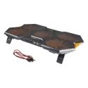 Deltaco GAM-072 jahutusalus sülearvutile 1300 RPM Must, Oranž