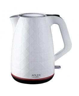 Adler AD 1277 W elektrikann 1,7 l 2200 W Valge