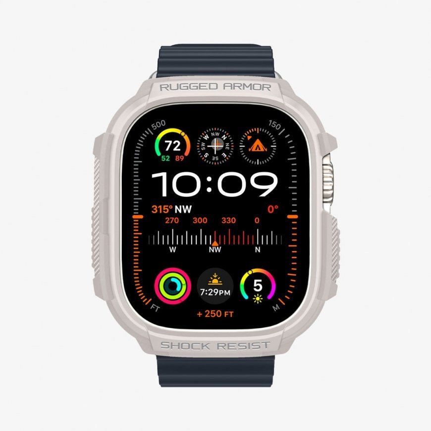 Spigen Rugged Armor Dėklas Rusvai gelsvas Termoplastinis poliuretanas (TPU)