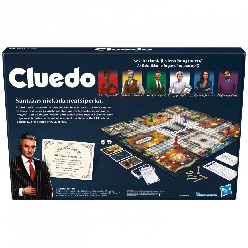 CLUEDO klassiklaine lauamäng (leedu keelne) – 3