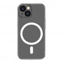 Apple iPhone 15 Clear Case With Magnetic and Camera Protection Transparent Apple iPhone 15 Clear Case With Magnetic and Camera Protection Transparent