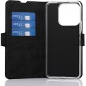 Wave BookCase protective case, Honor X6b, black Wave BookCase protective case, Honor X6b, black