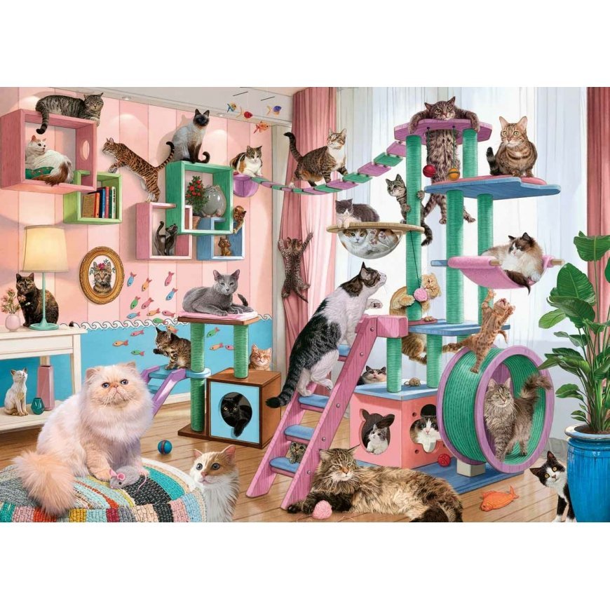 Ravensburger Cat Tree Heaven Jigsaw puzzle 1000 pc(s) Animals
