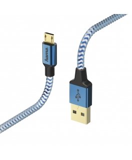 Hama 00178289 USB-kaapeli USB 2.0 1,5 m USB A Micro-USB B Sininen