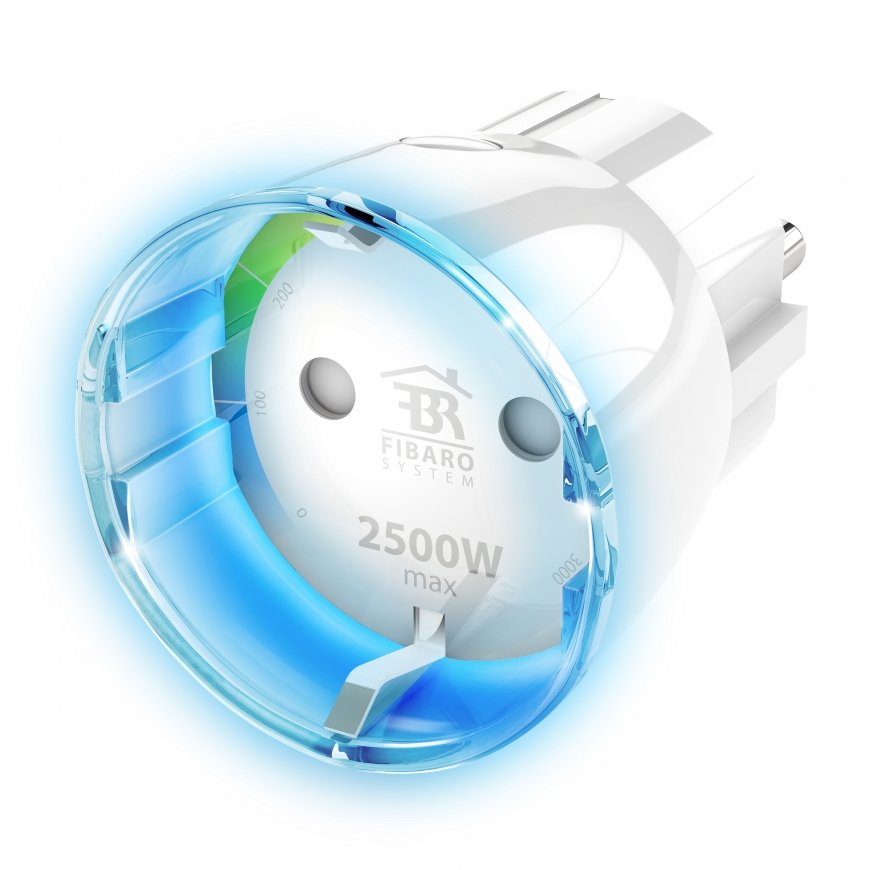 Fibaro FIBEFGWPF-102-5 elektripistiku adapter Tüüp F Valge