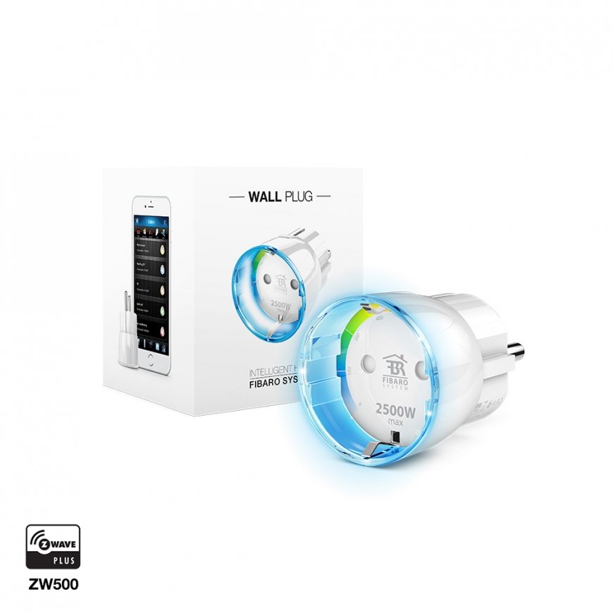 Fibaro FIBEFGWPF-102-5 maitinimo kištukų adapteris F tipas Balta – 3