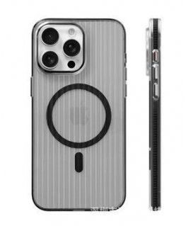Apple iPhone 16 Pro Suitcase MagSafe Case Transparent Black