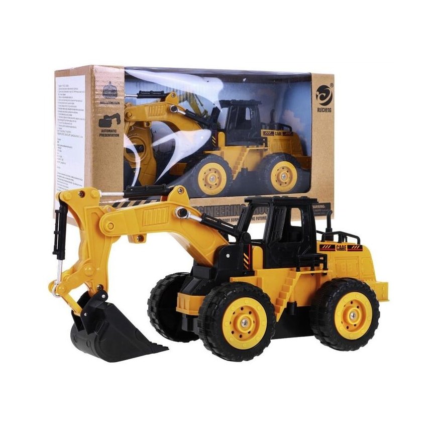 RoGer R/C Excavator Toy Car 1:36 2.4 GHz – 2