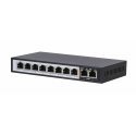 Extralink Коммутатор PoE PERSES 8x Gigabit PoE/PoE+, 2x RJ45 Uplink Gigabit, 96W Extralink Коммутатор PoE PERSES 8x Gigabit PoE/PoE+, 2x RJ45 Uplink Gigabit, 96W