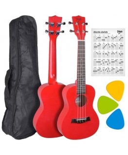 V-TONE UK23 RD Concert Akustiskā Ukulele 23""
