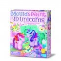 4M 3D Mould & Paint Набор для творчества Сделай из гипса блестящих единорогов 4M 3D Mould & Paint Набор для творчества Сделай из гипса блестящих единорогов